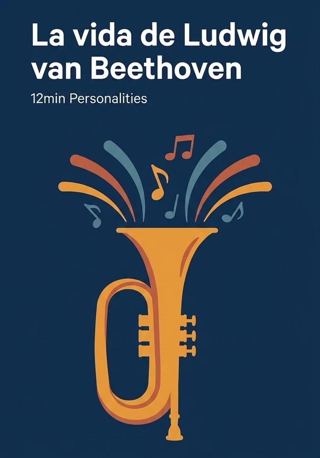 Portada del libro La vida de Ludwig van Beethoven, de 12min Personalities — resumen crítico y reseña en 12min