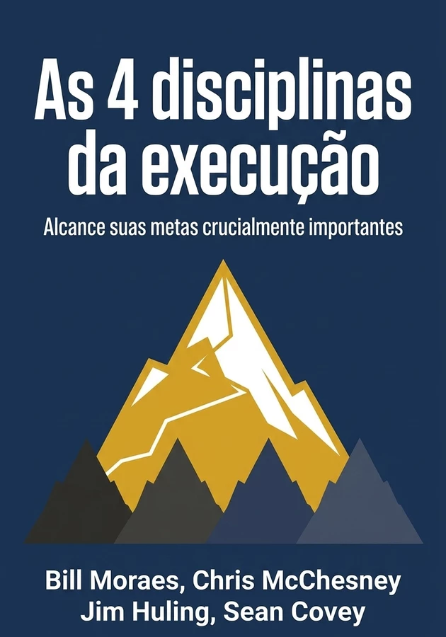 Capa do livro As 4 disciplinas da execução, de Jim Huling — resumo e resenha crítica no 12min