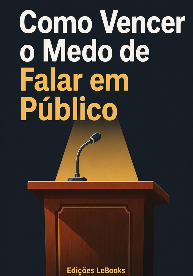 Capa do livro Como Vencer o Medo de Falar em Público, de Edições LeBooks — resumo e resenha crítica no 12min
