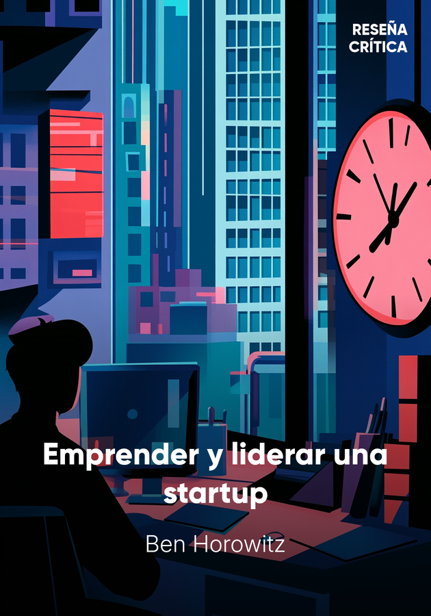 Portada del libro Emprender y liderar una startup, de Ben Horowitz — resumen crítico y reseña en 12min