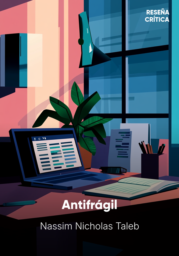 Portada del libro Antifrágil, de Nassim Nicholas Taleb — resumen crítico y reseña en 12min