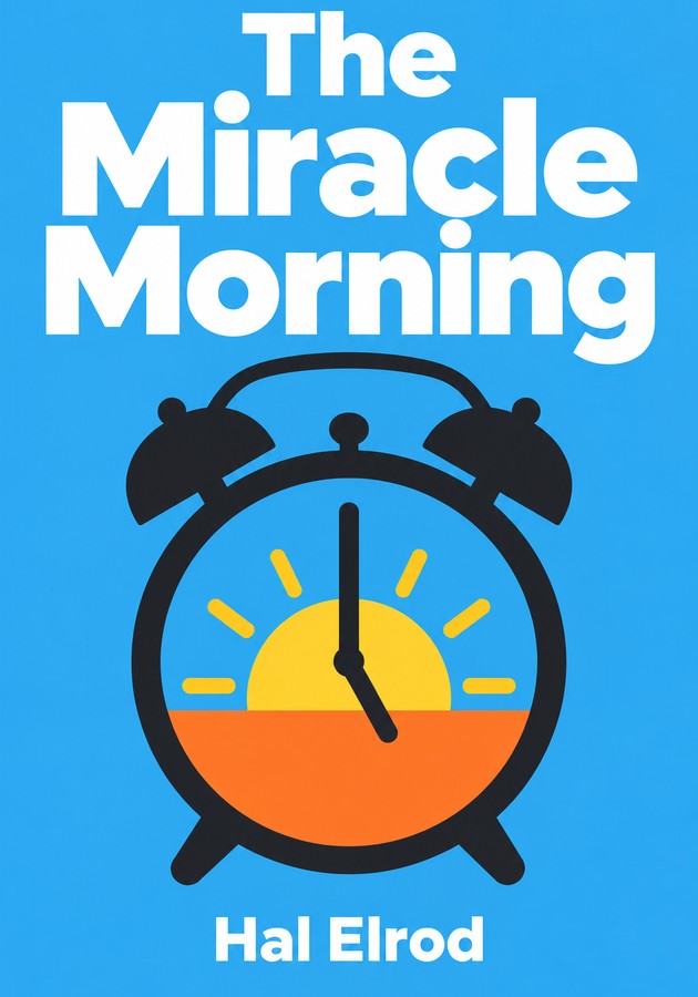Book cover of The Miracle Morning by Hal Elrod — critical summary review on 12min