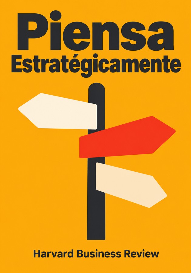 Portada del libro Piensa Estratégicamente, de Harvard Business Review — resumen crítico y reseña en 12min