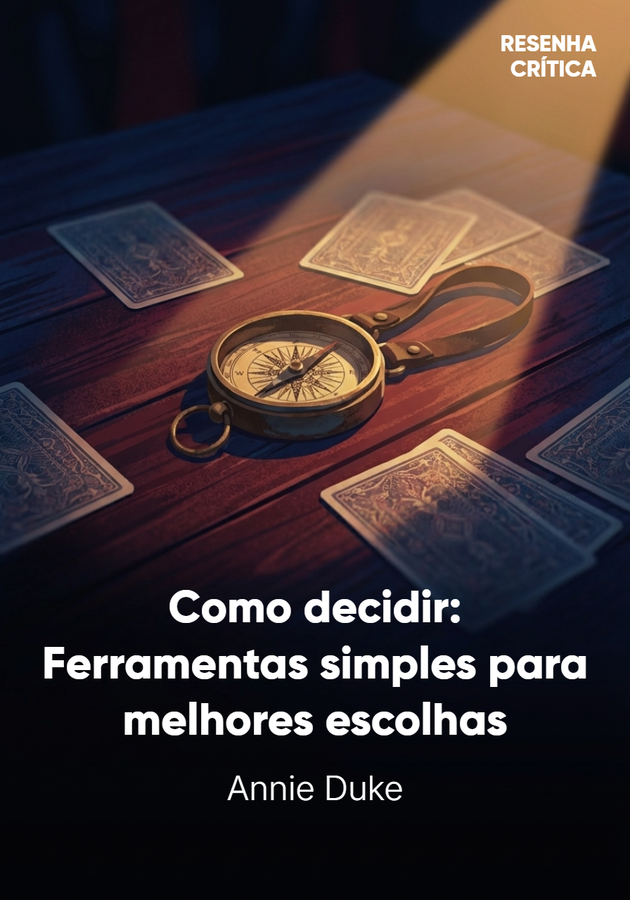 Capa do livro Como decidir, de Annie Duke — resumo e resenha crítica no 12min