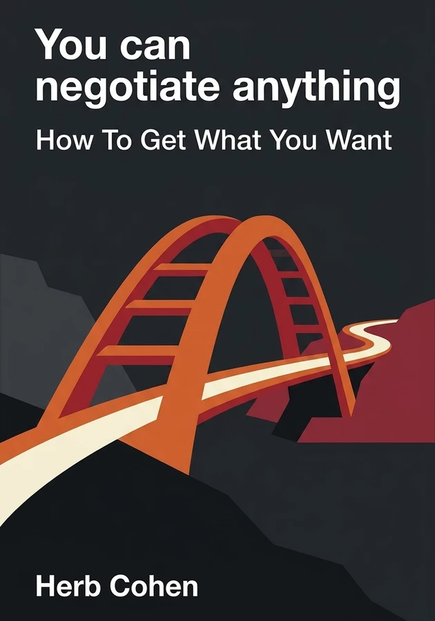 Capa do livro You can negotiate anything, de Herb Cohen — resumo e resenha crítica no 12min