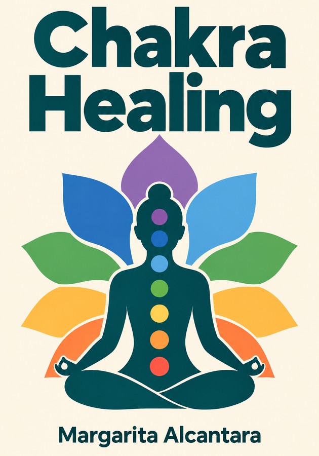Book cover of Chakra Healing by Margarita Alcantara — critical summary review on 12min