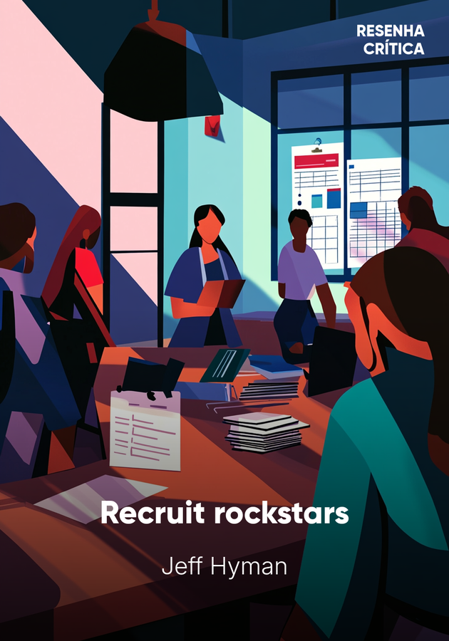 Capa do livro Recruit rockstars, de Jeff Hyman — resumo e resenha crítica no 12min