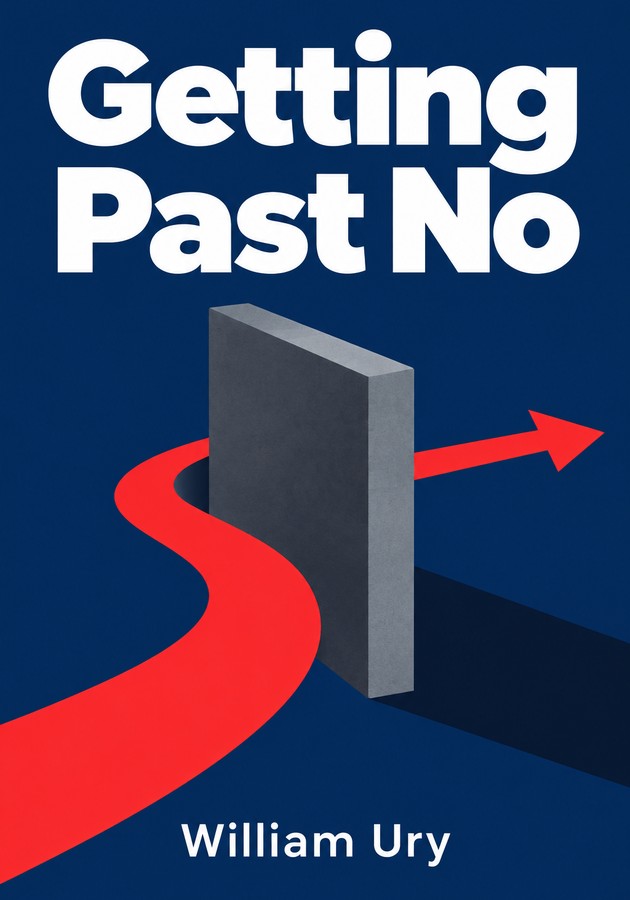 Book cover of Getting Past No by William Ury — critical summary review on 12min