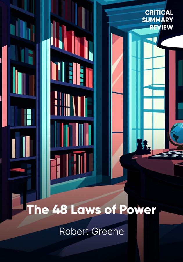 Book cover of The 48 Laws of Power by Robert Greene — critical summary review on 12min