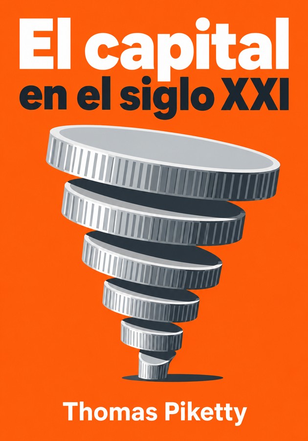 Portada del libro El capital en el siglo XXI, de Thomas Piketty — resumen crítico y reseña en 12min