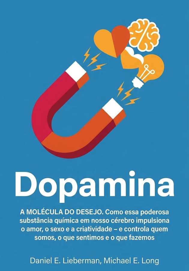 Capa do livro Dopamina, de Michael E. Long & Daniel E. Lieberman — resumo e resenha crítica no 12min