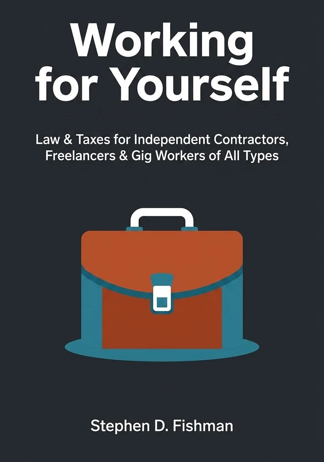 Book cover of Working for Yourself by Stephen D. Fishman — critical summary review on 12min