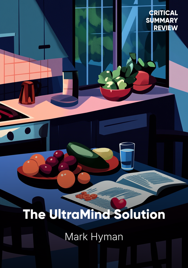 Book cover of The UltraMind Solution by Mark Hyman — critical summary review on 12min