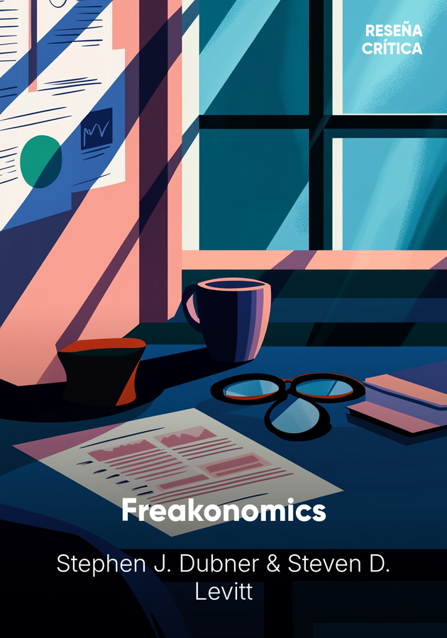 Portada del libro Freakonomics, de Stephen J. Dubner & Steven D. Levitt — resumen crítico y reseña en 12min