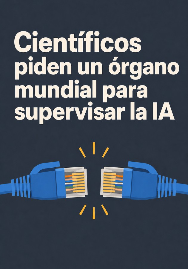 Portada del libro Científicos piden un órgano mundial para supervisar la IA, de 12min Originals — resumen crítico y reseña en 12min