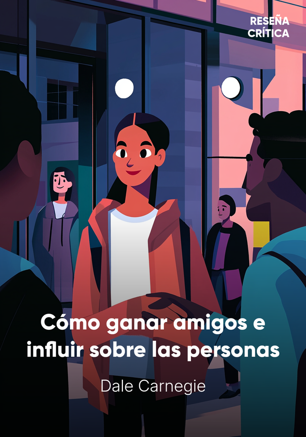 Portada del libro Cómo ganar amigos e influir sobre las personas, de Dale Carnegie — resumen crítico y reseña en 12min