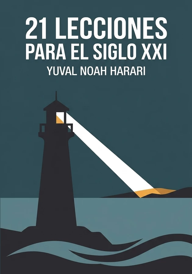 Portada del libro 21 lecciones para el siglo XXI, de Yuval Noah Harari — resumen crítico y reseña en 12min