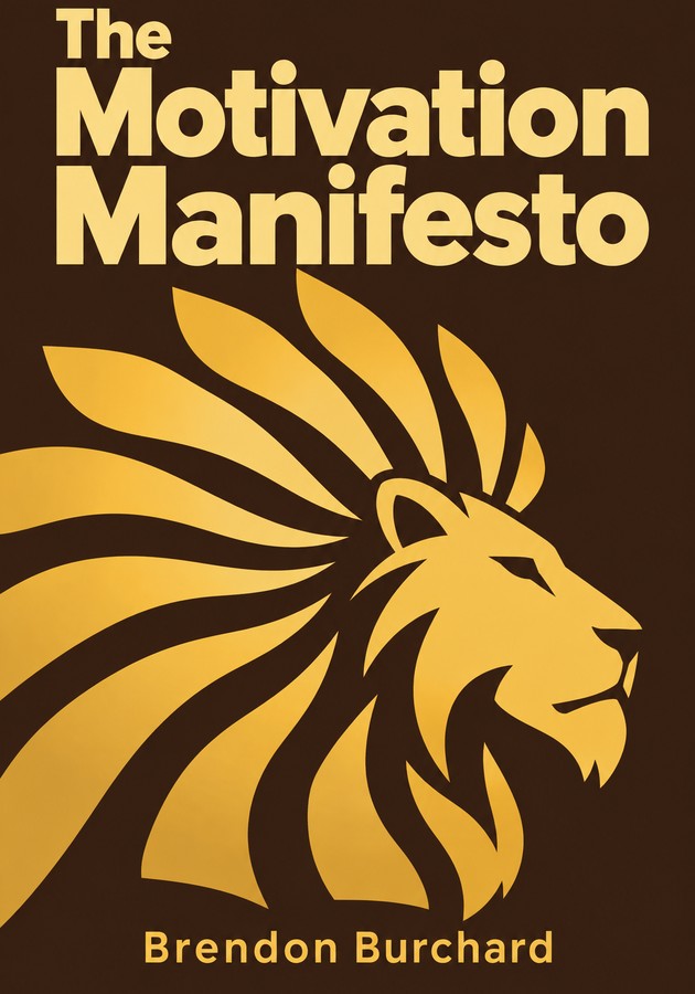 Book cover of The Motivation Manifesto by Brendon Burchard — critical summary review on 12min