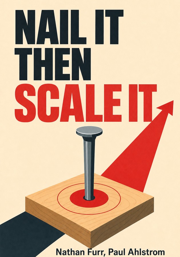 Capa do livro Nail It then scale it, de Nathan Furr — resumo e resenha crítica no 12min