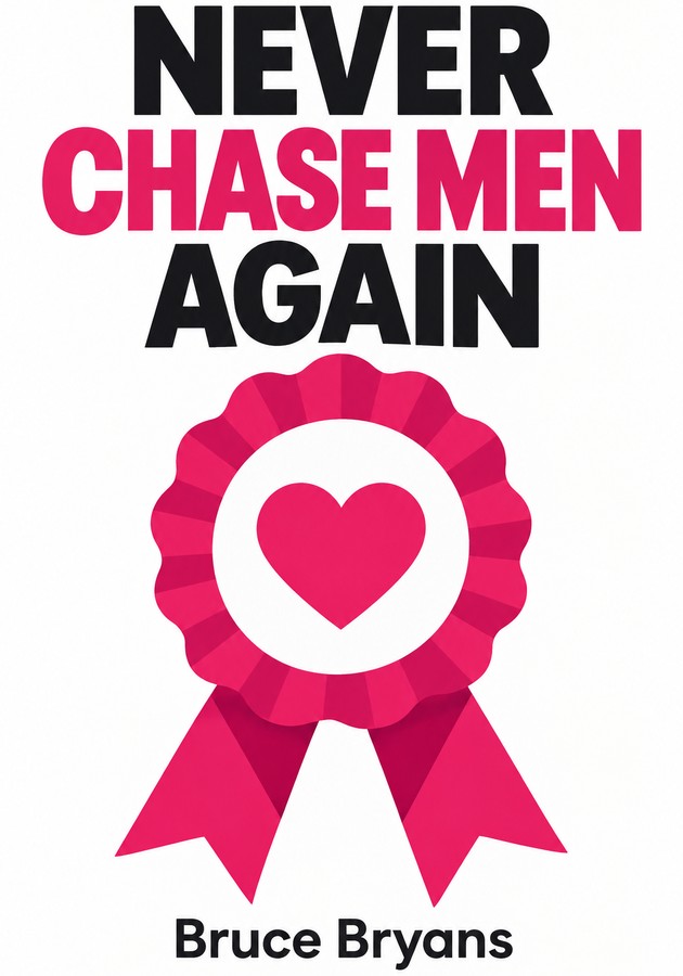 Book cover of Never Chase Men Again by Bruce Bryans — critical summary review on 12min