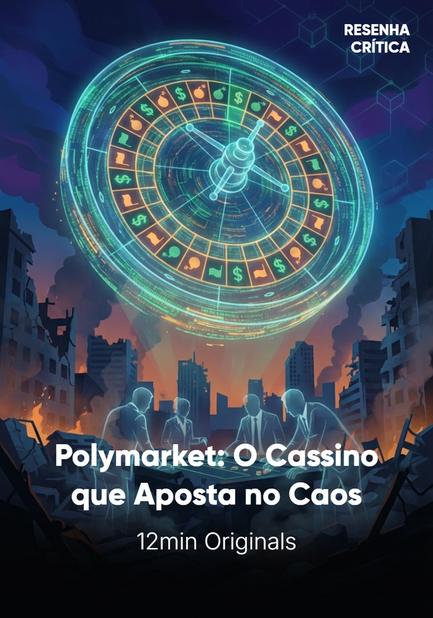 Capa do livro Polymarket: O Cassino que Aposta no Caos, de 12min Originals — resumo e resenha crítica no 12min