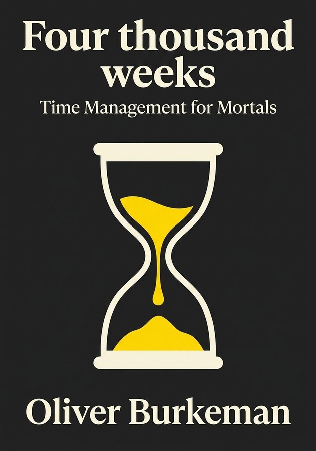 Book cover of Four thousand weeks by Oliver Burkeman  — critical summary review on 12min