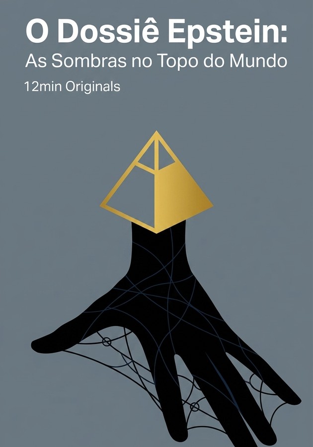 Capa do livro O Dossiê Epstein: As Sombras no Topo do Mundo, de 12min Originals — resumo e resenha crítica no 12min