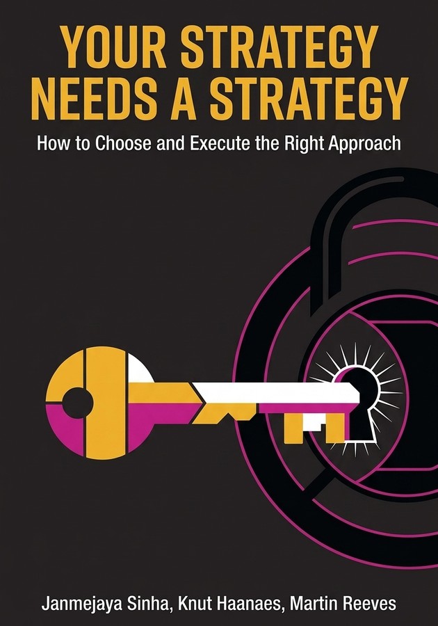 Capa do livro Your strategy needs a strategy, de Janmejaya Sinha — resumo e resenha crítica no 12min