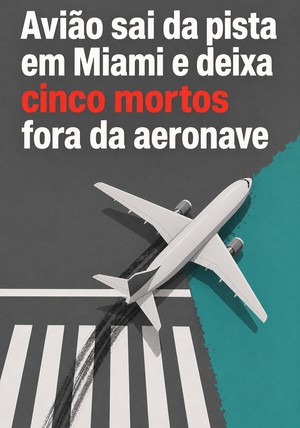 Capa do livro Avião sai da pista em Miami e deixa cinco mortos fora da aeronave, de 12min Originals — resumo e resenha crítica no 12min
