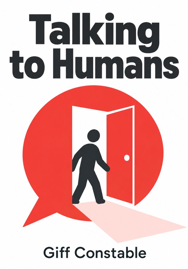 Book cover of Talking to Humans by Giff Constable — critical summary review on 12min