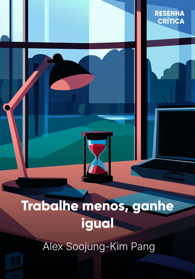 Capa do livro Trabalhe menos, ganhe igual, de  Alex Soojung-Kim Pang — resumo e resenha crítica no 12min