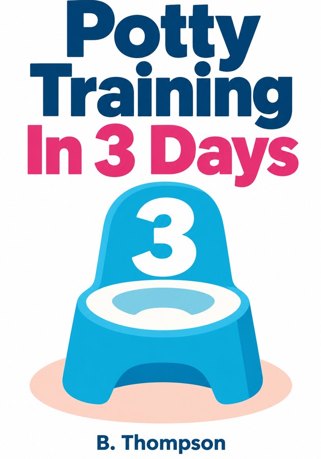 Book cover of Potty Training In 3 Days by B. Thompson — critical summary review on 12min