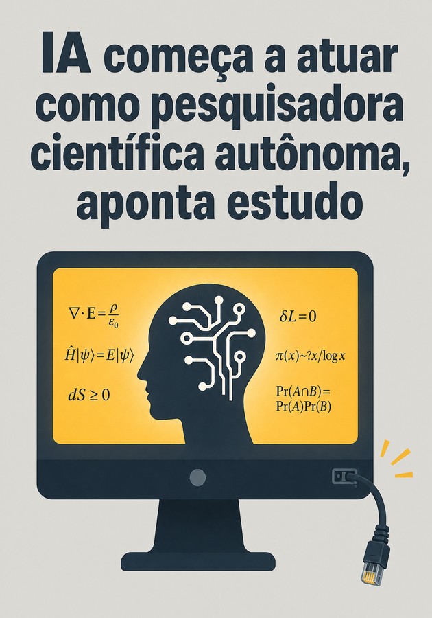 Capa do livro IA começa a atuar como pesquisadora científica autônoma, aponta estudo, de 12min Originals — resumo e resenha crítica no 12min