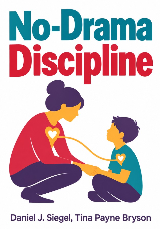 Book cover of No-Drama Discipline by Daniel J. Siegel — critical summary review on 12min