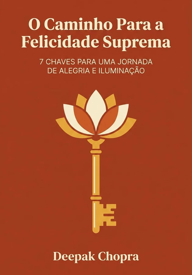 Capa do livro O Caminho Para a Felicidade Suprema , de Deepak Chopra — resumo e resenha crítica no 12min