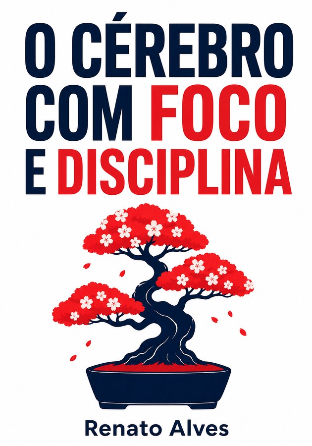 Capa do livro O Cérebro Com Foco e Disciplina, de Renato Alves  — resumo e resenha crítica no 12min