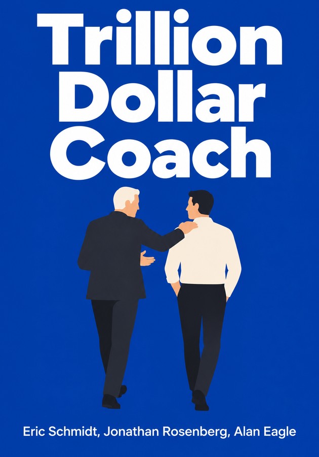 Book cover of Trillion Dollar Coach by Jonathan Rosenberg — critical summary review on 12min
