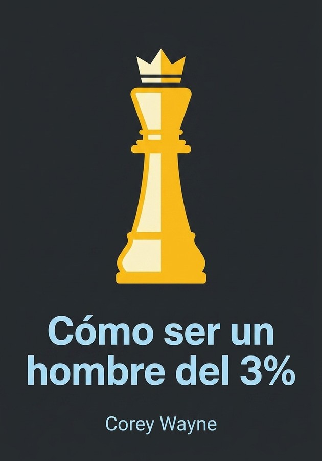 Portada del libro Cómo ser un hombre del 3%, de Corey Wayne — resumen crítico y reseña en 12min