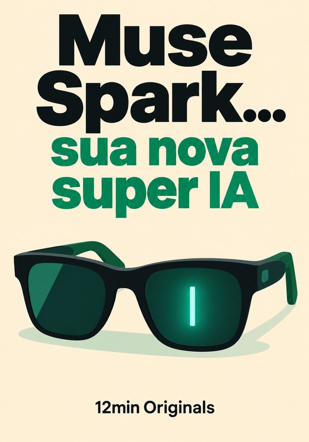 Capa do livro Muse Spark... sua nova super IA, de 12min Originals — resumo e resenha crítica no 12min