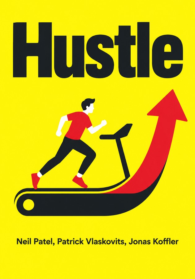 Book cover of Hustle by Jonas Koffler — critical summary review on 12min