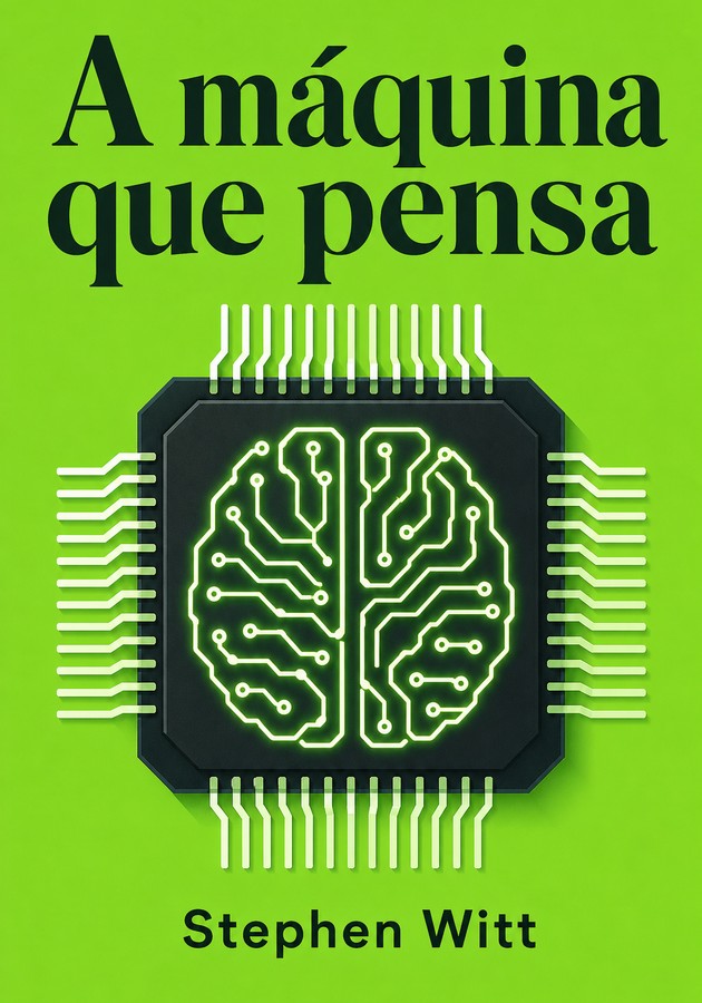 Capa do livro A máquina que pensa, de Stephen Witt — resumo e resenha crítica no 12min