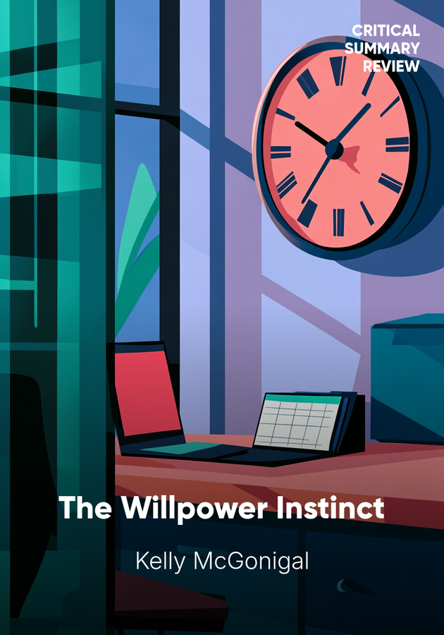 Book cover of The Willpower Instinct by Kelly McGonigal — critical summary review on 12min