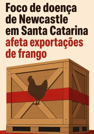 Capa do livro Foco de doença de Newcastle em Santa Catarina afeta exportações de frango, de 12min Originals — resumo e resenha crítica no 12min