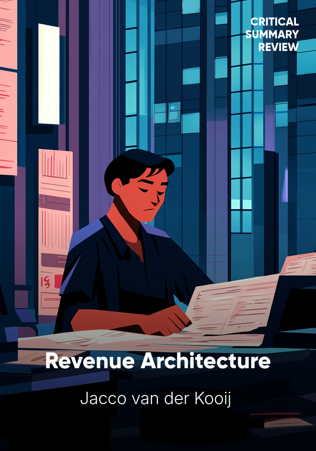 Book cover of Revenue Architecture by Jacco van der Kooij  — critical summary review on 12min