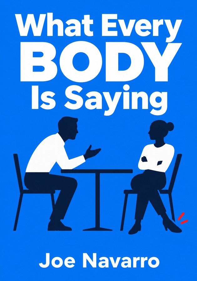 Book cover of What Every BODY Is Saying by Joe Navarro — critical summary review on 12min